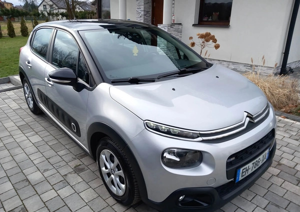 Citroen C3 cena 35900 przebieg: 44000, rok produkcji 2016 z Skawina małe 326